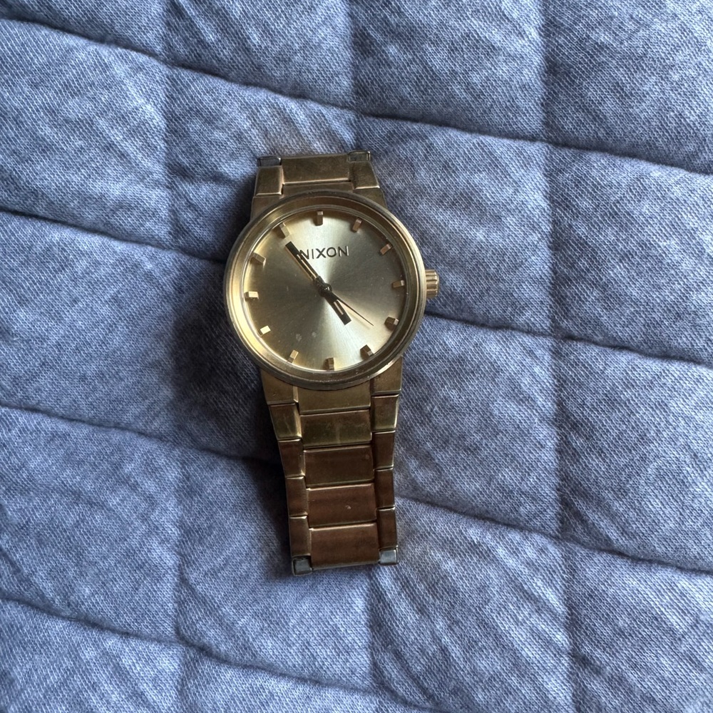 Nixon Elegant Gold Watch